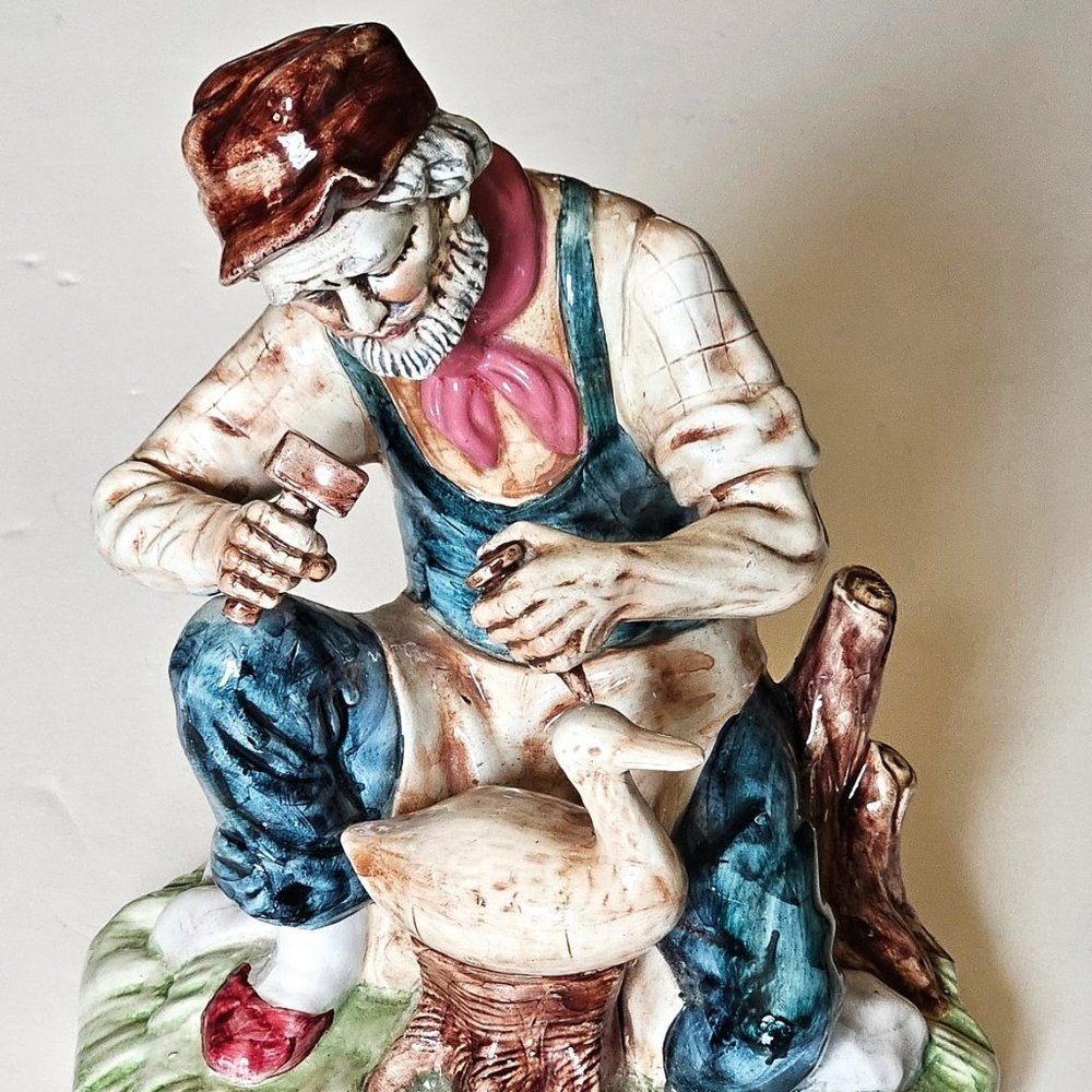 Vintage Portart Agostinho E. Domingos Porcelain Figure